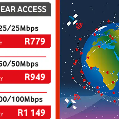 CLEAR ACCESS FIBRE 100/100 primary image