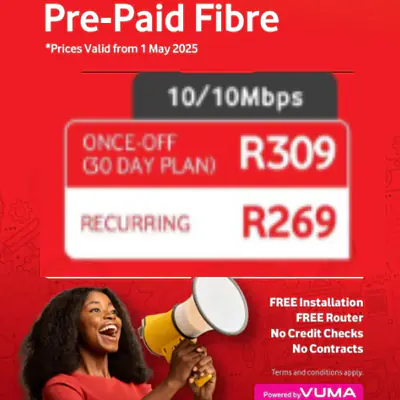 VODACOM 10/10Mbps primary image